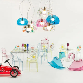 Kartell H-Horse rocking horse for children in polycarbonate