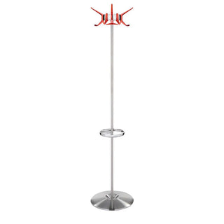 Kartell Hanger coat hanger with steel base Orange red 71 - Buy now on ShopDecor - Discover the best products by KARTELL design