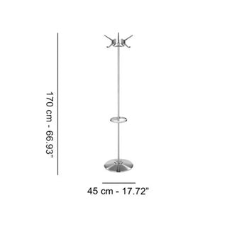 Kartell Hanger coat hanger with steel base - Buy now on ShopDecor - Discover the best products by KARTELL design
