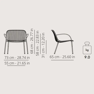 Kartell Hiray steel armchair for outdoor use - Buy now on ShopDecor - Discover the best products by KARTELL design