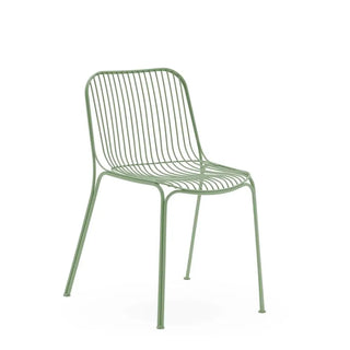 Kartell Hiray steel chair for outdoor use Green VE - Buy now on ShopDecor - Discover the best products by KARTELL design