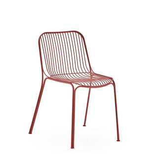 Kartell Hiray steel chair for outdoor use Russet RU - Buy now on ShopDecor - Discover the best products by KARTELL design