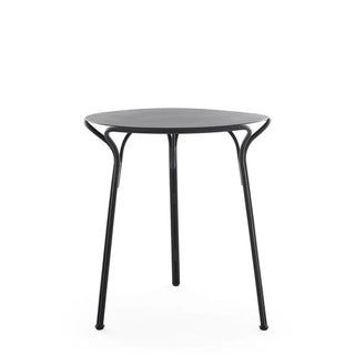 Kartell Hiray steel round table for outdoor use Ø 65 cm. White 03 - Buy now on ShopDecor - Discover the best products by KARTELL design