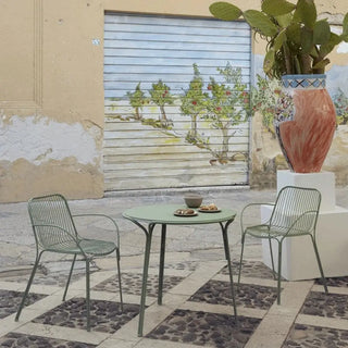 Kartell Hiray steel round table for outdoor use Ø 65 cm. - Buy now on ShopDecor - Discover the best products by KARTELL design