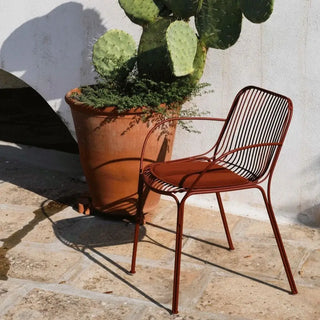 Kartell Hiray steel small armchair for outdoor use - Buy now on ShopDecor - Discover the best products by KARTELL design