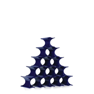 Kartell Infinity bottle holder 16 spaces in polypropylene Blue 2Z - Buy now on ShopDecor - Discover the best products by KARTELL design