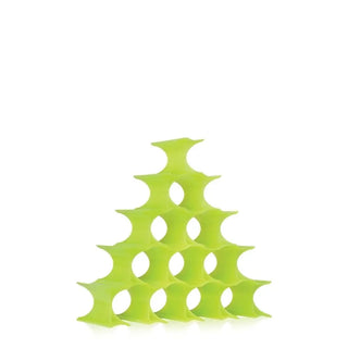 Kartell Infinity bottle holder 16 spaces in polypropylene Cedar yellow 3Z - Buy now on ShopDecor - Discover the best products by KARTELL design