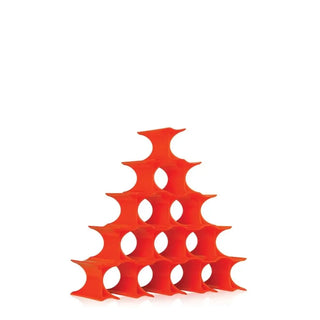 Kartell Infinity bottle holder 16 spaces in polypropylene Orange 4Z - Buy now on ShopDecor - Discover the best products by KARTELL design