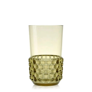 Kartell Jellies Family long drink glass in technopolymer Green E2 - Buy now on ShopDecor - Discover the best products by KARTELL design