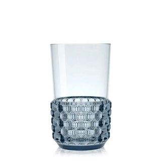 Kartell Jellies Family long drink glass in technopolymer Light blue E4 - Buy now on ShopDecor - Discover the best products by KARTELL design