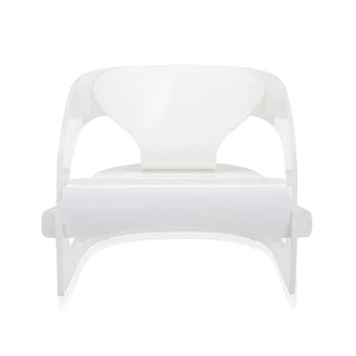 Kartell Joe Colombo armchair in PMMA White 03 - Buy now on ShopDecor - Discover the best products by KARTELL design