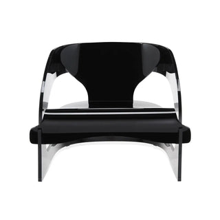 Kartell Joe Colombo armchair in PMMA Black 09 - Buy now on ShopDecor - Discover the best products by KARTELL design