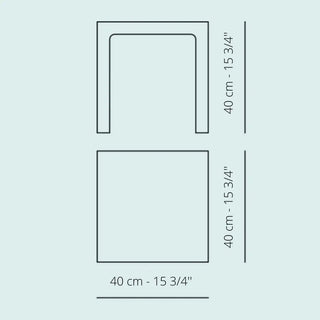 Kartell Jolly side table in polycarbonate