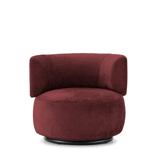 Kartell K-Wait armchair in Chenille fabric Chenille DC Bordeaux - Buy now on ShopDecor - Discover the best products by KARTELL design