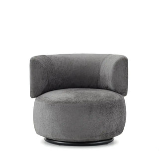 Kartell K-Wait armchair in Chenille fabric Chenille DB Grey - Buy now on ShopDecor - Discover the best products by KARTELL design