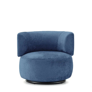 Kartell K-Wait armchair in Chenille fabric Chenille DE Light Blue - Buy now on ShopDecor - Discover the best products by KARTELL design