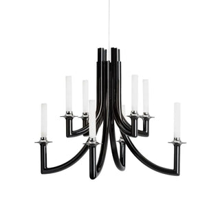 Kartell Khan suspension lamp in polycarbonate Black E6 - Buy now on ShopDecor - Discover the best products by KARTELL design