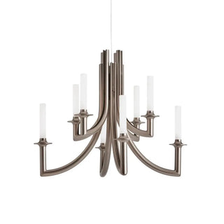 Kartell Khan suspension lamp in polycarbonate Matt Bronze GG - Buy now on ShopDecor - Discover the best products by KARTELL design