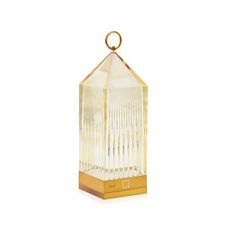 Kartell Lantern portable table lamp in PMMA Amber AM - Buy now on ShopDecor - Discover the best products by KARTELL design