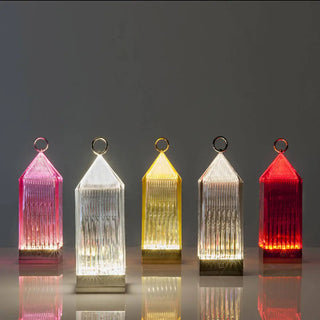 Kartell Lantern portable table lamp in PMMA - Buy now on ShopDecor - Discover the best products by KARTELL design