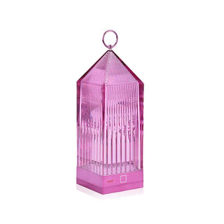 Kartell Lantern portable table lamp in PMMA Wisteria GL - Buy now on ShopDecor - Discover the best products by KARTELL design