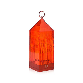 Kartell Lantern portable table lamp in PMMA Red RO - Buy now on ShopDecor - Discover the best products by KARTELL design