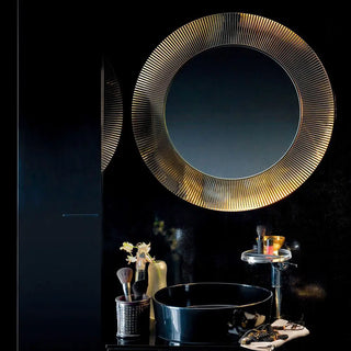 Kartell All Saints by Laufen round mirror in PMMA