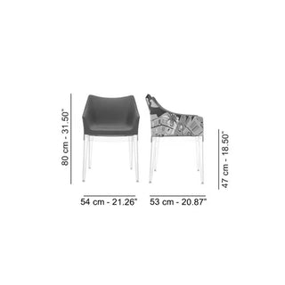 Kartell Madame indoor armchair in polycarbonate - Buy now on ShopDecor - Discover the best products by KARTELL design