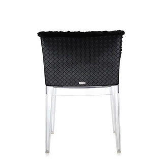 Kartell Mademoiselle Kravitz armchair black faux-fur woven fabric - Buy now on ShopDecor - Discover the best products by KARTELL design