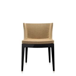 Kartell Mademoiselle Kravitz armchair in raffia fabric Raffia 81 & Black Structure - Buy now on ShopDecor - Discover the best products by KARTELL design