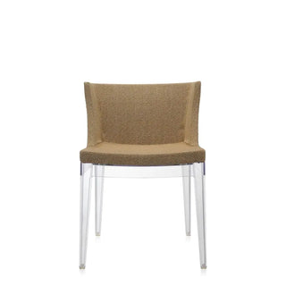 Kartell Mademoiselle Kravitz armchair in raffia fabric Raffia 81 & Clear Structure - Buy now on ShopDecor - Discover the best products by KARTELL design