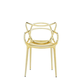 Kartell Masters armchair in polypropylene Gold GG - Buy now on ShopDecor - Discover the best products by KARTELL design