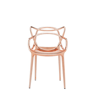 Kartell Masters metallized armchair Kartell Copper RR - Buy now on ShopDecor - Discover the best products by KARTELL design