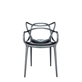 Kartell Masters armchair in polypropylene Titane TT - Buy now on ShopDecor - Discover the best products by KARTELL design