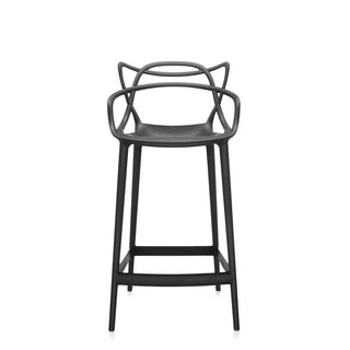 Kartell Masters stool with seat H. 65 cm. Kartell Black 09 - Buy now on ShopDecor - Discover the best products by KARTELL design