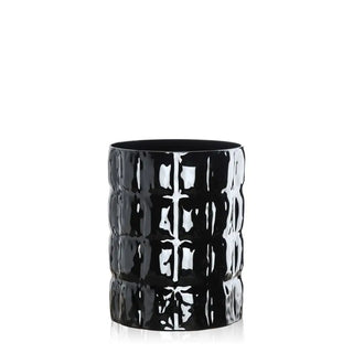 Kartell Matelassé vase in PMMA Black E6 - Buy now on ShopDecor - Discover the best products by KARTELL design
