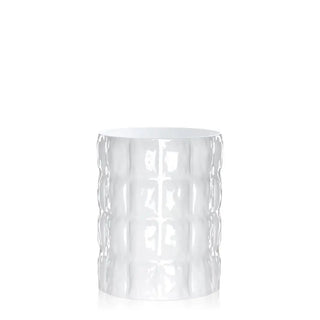 Kartell Matelassé vase in PMMA Glossy white E5 - Buy now on ShopDecor - Discover the best products by KARTELL design