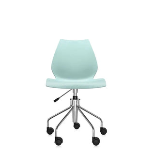 Kartell Maui swivel chair in polypropylene Light blue 8M - Buy now on ShopDecor - Discover the best products by KARTELL design