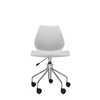 Kartell Maui swivel chair in polypropylene Light grey 5M - Buy now on ShopDecor - Discover the best products by KARTELL design