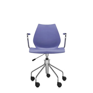 Kartell Maui swivel armchair in polypropylene Navy blue 3M - Buy now on ShopDecor - Discover the best products by KARTELL design