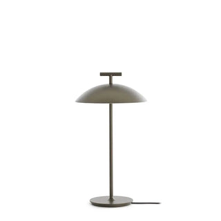 Kartell Mini Geen-A steel table lamp plug version for indoor use Bronze BR - Buy now on ShopDecor - Discover the best products by KARTELL design