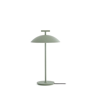 Kartell Mini Geen-A steel table lamp plug version for indoor use Green VE - Buy now on ShopDecor - Discover the best products by KARTELL design