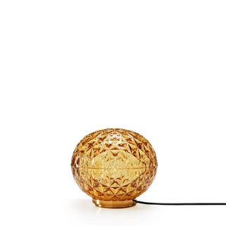 Kartell Mini Planet table lamp LED plug version in PMMA h. 14.2 cm. Amber GI - Buy now on ShopDecor - Discover the best products by KARTELL design