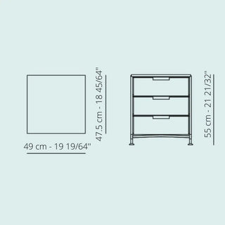 Kartell Mobil chest of drawers in PMMA - Buy now on ShopDecor - Discover the best products by KARTELL design