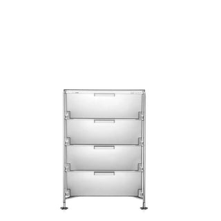 Kartell Mobil chest of drawers in PMMA Ice L1 4 drawers - Buy now on ShopDecor - Discover the best products by KARTELL design