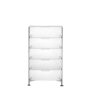 Kartell Mobil chest of drawers in PMMA Ice L1 5 drawers - Buy now on ShopDecor - Discover the best products by KARTELL design