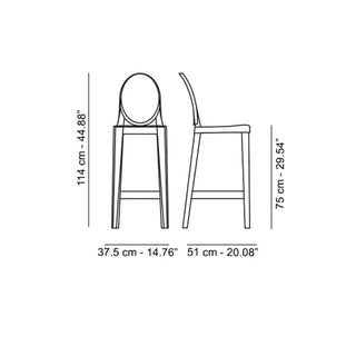 Kartell One More stool in polycarbonate - Buy now on ShopDecor - Discover the best products by KARTELL design