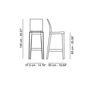 Kartell One More Please stool in polycarbonate - Buy now on ShopDecor - Discover the best products by KARTELL design