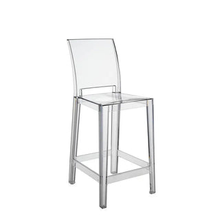 Kartell One More Please stool in polycarbonate Crystal B4 h 65 cm - Buy now on ShopDecor - Discover the best products by KARTELL design