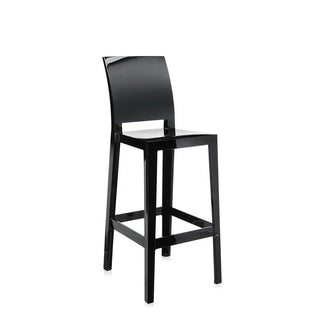 Kartell One More Please stool in polycarbonate Black E6 h 75 cm - Buy now on ShopDecor - Discover the best products by KARTELL design